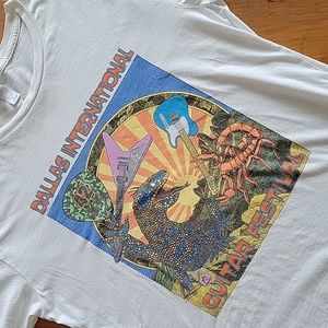 Dallas International Guitar Festival 2019, white T-shirt, men's large
